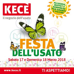 Festa dell’usato KECE’ l’evento di primavera