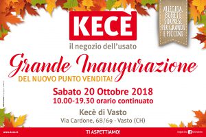 GRANDE FESTA DI INAUGURAZIONE KECE’ VASTO (CH)